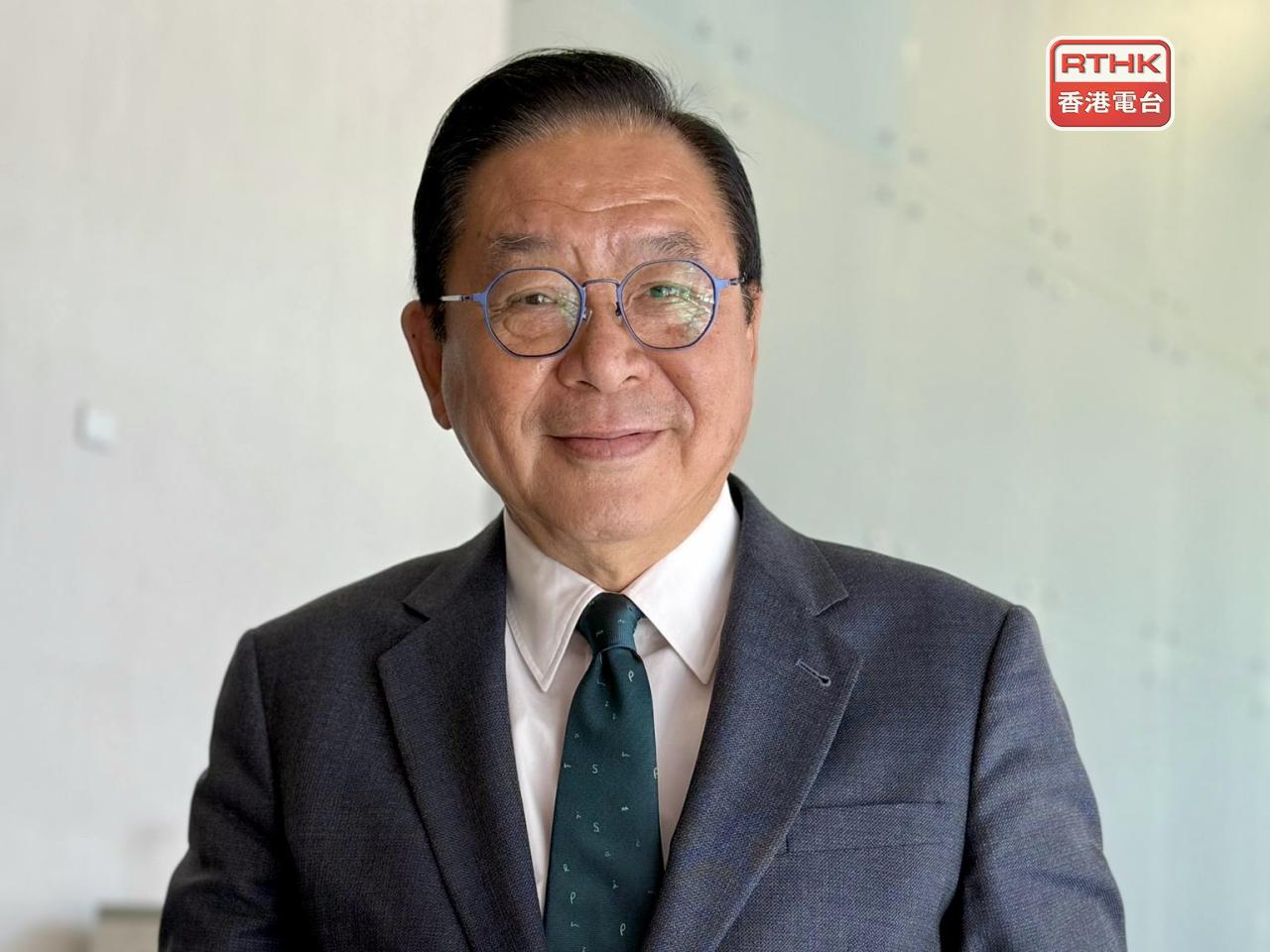 林健鋒表示歡迎及支持，認為產業園用地增至27.5公頃，顯示政府對北都產業發展的決心。（港台圖片）