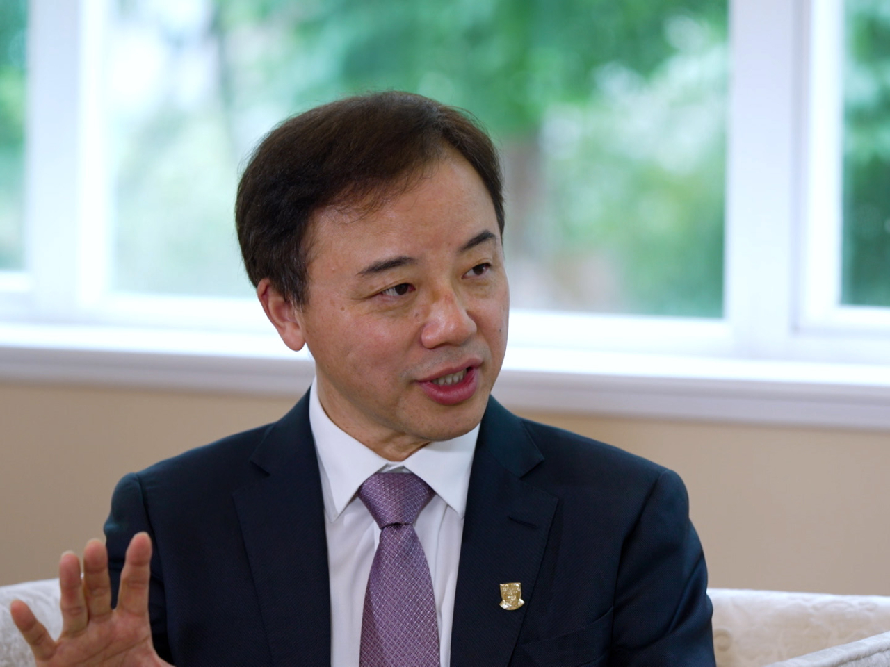 港大校長張翔表示，本港擁有國際化等多項吸納最頂尖學者的優勢。