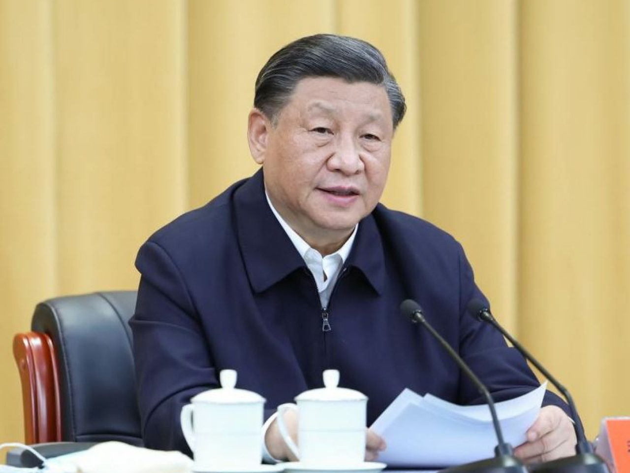 The Politburo meeting chaired by President Xi Jinping ordered scientifically ⁠formulated search-and-rescue plans. File photo: Xinhua