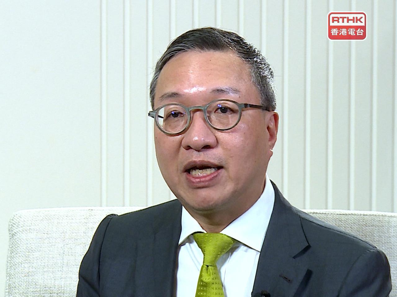 林定國表示，修改後的《律師法》以全國性法律條文明確對大灣區律師制度作出規定，為執業制度常態化開展相關工作提供法律依據。（港台圖片）