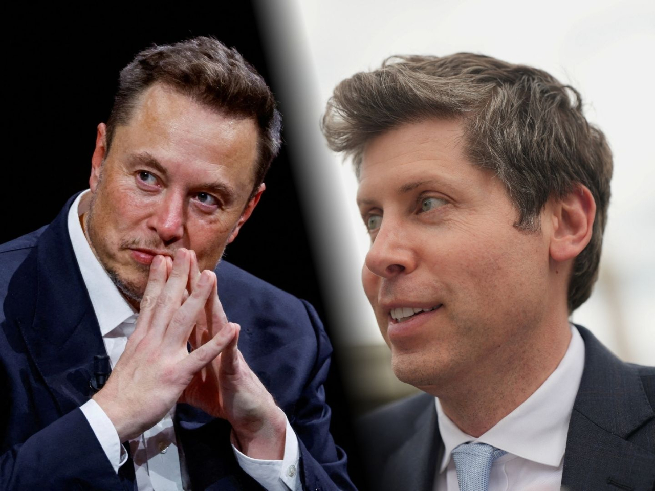 The Cursor takeover by Elon Musk, left, has led Sam Altman's OpenAI to stop providing it with AI models. Photos: Reuters