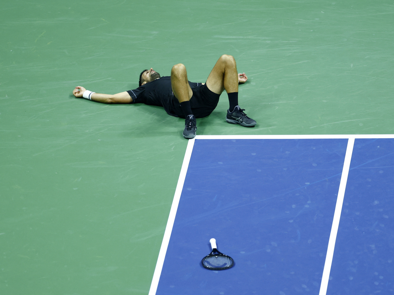 The 24-time Grand Slam winner was seen visibly struggling throughout his opening round contest at Flushing Meadows. Photo: Reuters