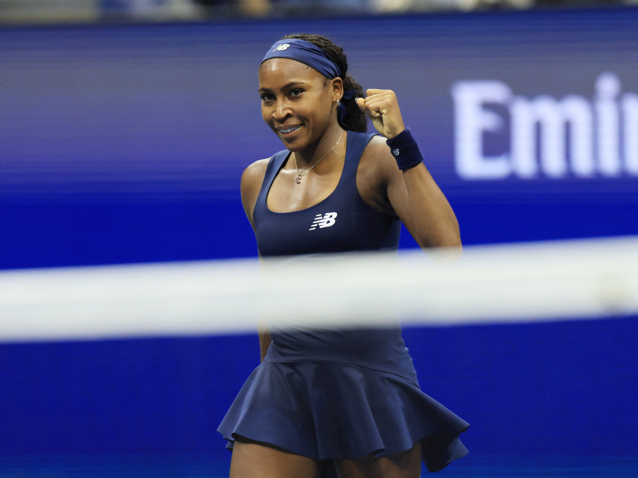Gauff made a dominant start to her campaign at Flushing Meadows against Turkiye's Zeynep Sonmez. Photo: Reuters