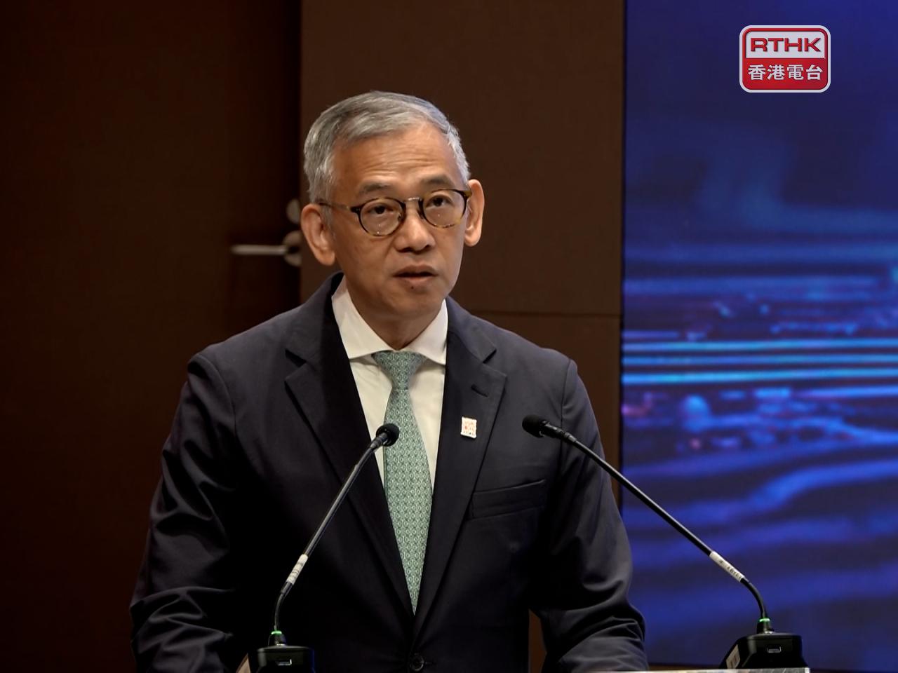 廉政專員胡英明表示，《電腦系統誠信安全標準》是總結廉署的實戰經驗，以及多年來為不同政府部門和公營機構進行審查工作流程時發現的漏洞而製成。（廖滿榮攝）