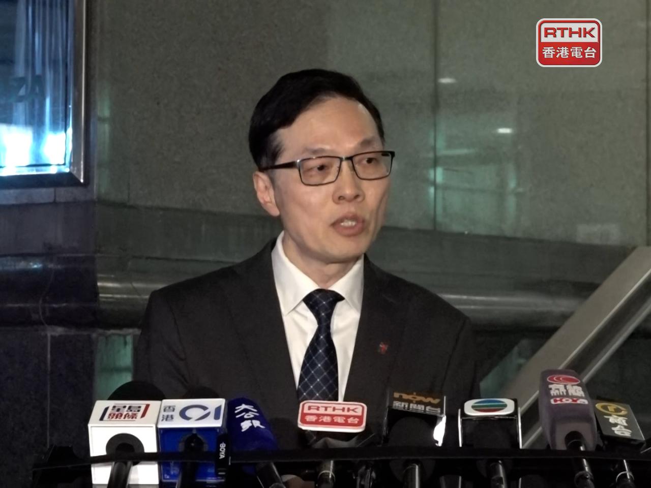 Frank Chan says more arrests could be made in the crackdown on the usage of the Wilms' tumor 1 vaccine. Photo: RTHK