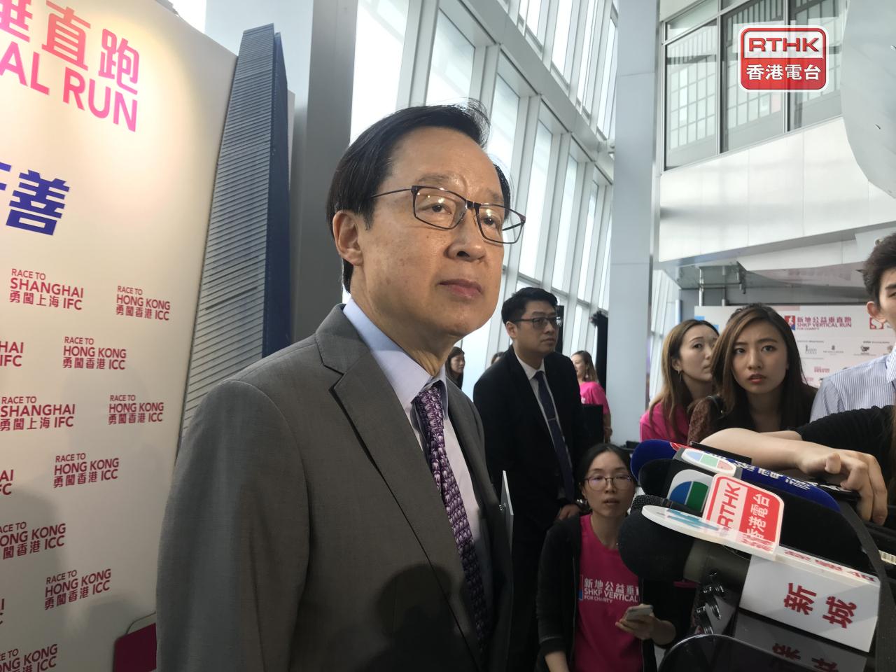雷霆稱成熟社區鐵路站項目越來越少，對屯門第16區站項目發展前景非常有信心。（港台圖片）