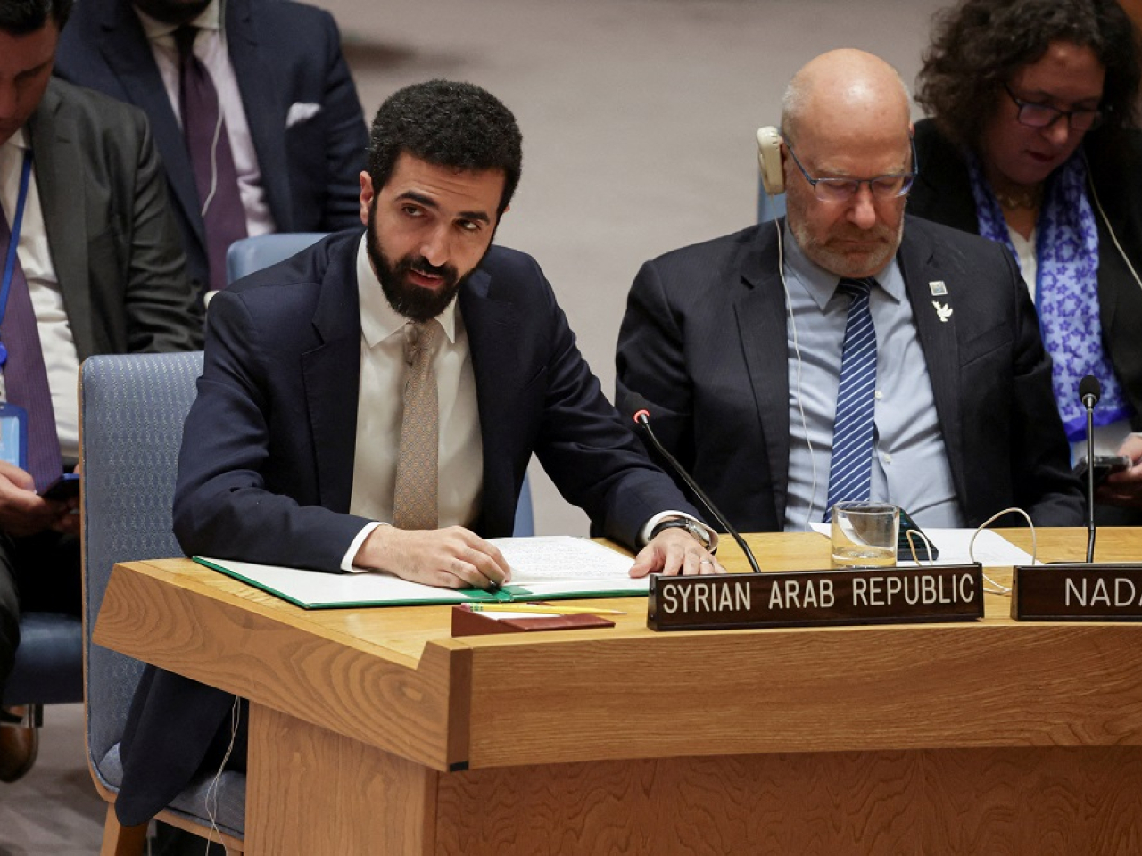 Syria's envoy to the United Nations told the Security Council the move aims to prevent such weapons from falling into the wrong hands." Photo: Reuters