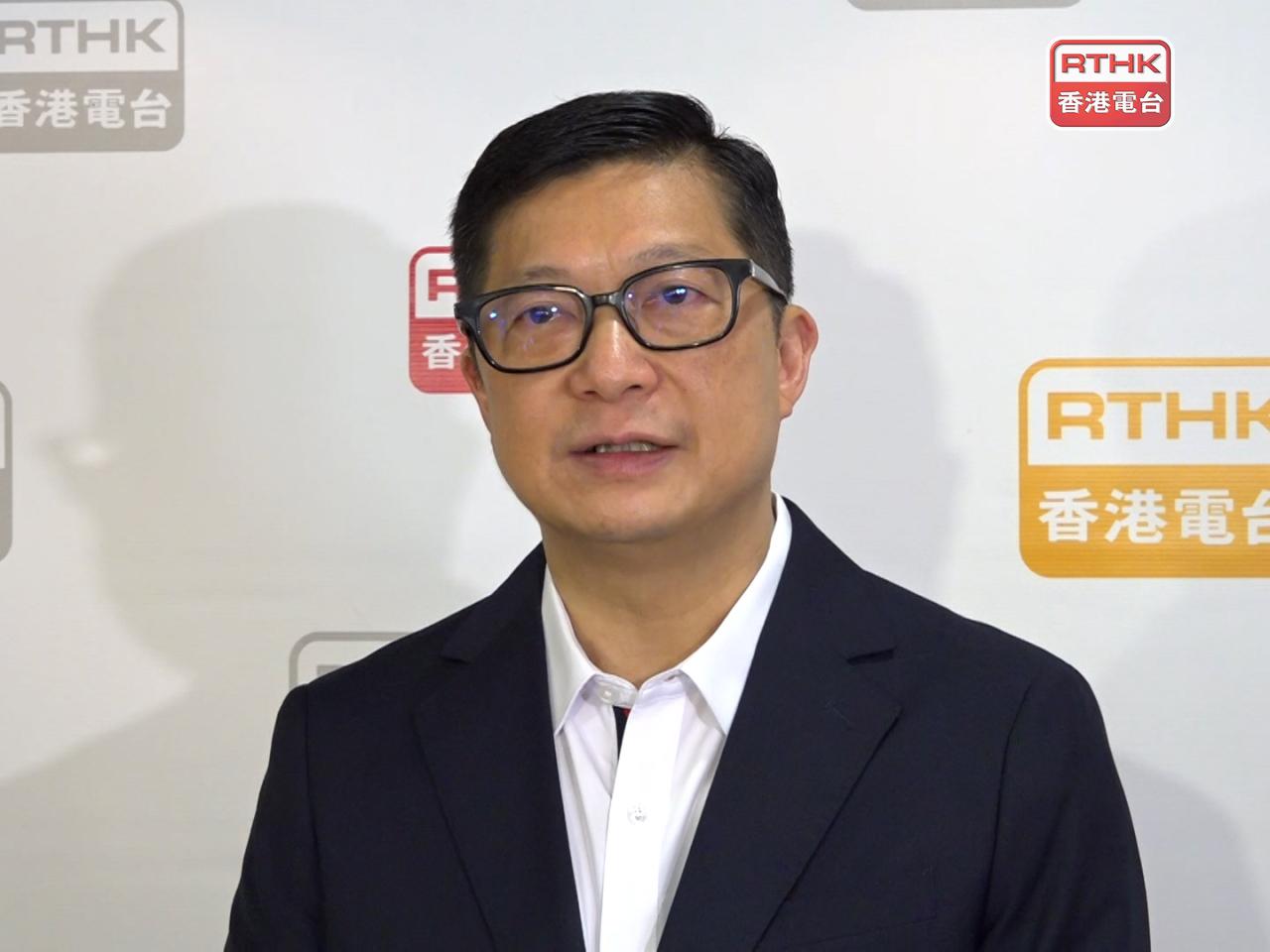 鄧炳強明日前往陝西延安，出席延安幹部學院為保安局人員開辦的國情培訓班的開班儀式和考察活動。（港台圖片）