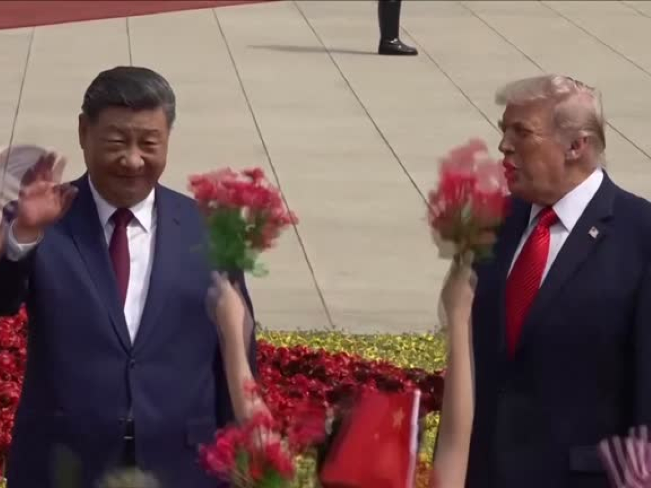 習近平將於本月稍後訪問美國，與特朗普會面。（路透社資料圖片）