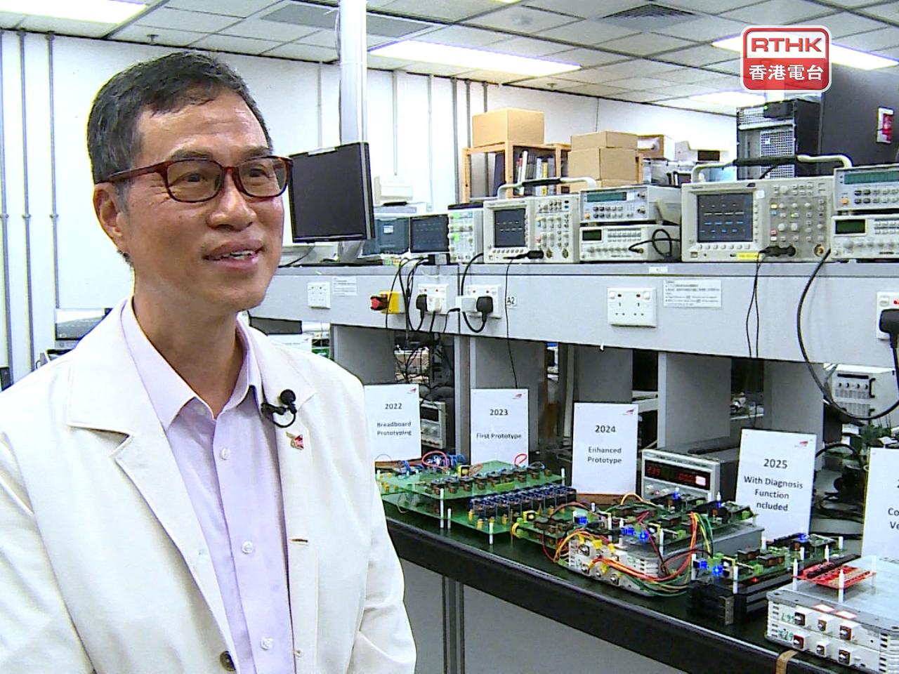 鍾樹鴻預計2030年代將迎來龐大電池退役潮。（張連登攝）