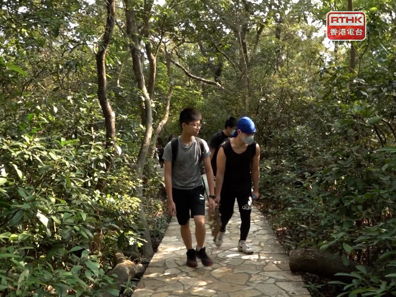 The "WayMe" app aims to issue instant warnings to hikers who stray off their planned routes. File photo: RTHK