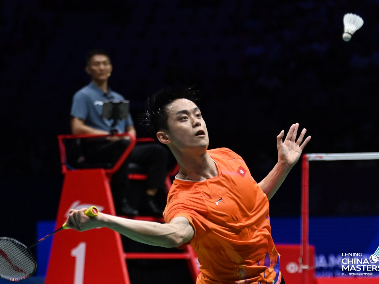 Gunawan dictated the pace with his calm demeanour, winning the match in 43 minutes. Photo courtesy Li-Ning China Masters