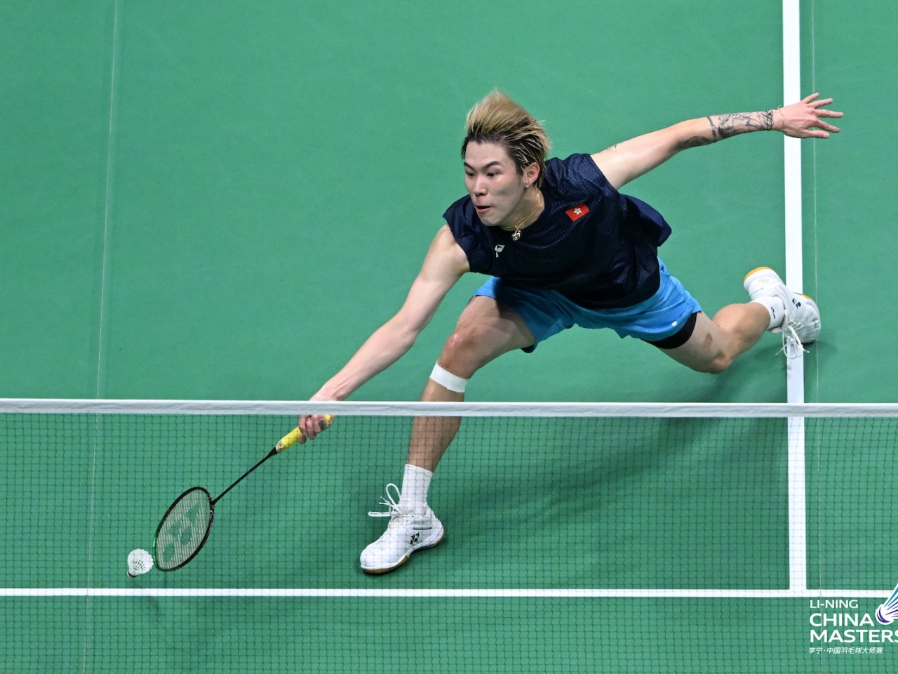 Lee has now reached five BWF World Tour finals without a win, as his seven-year title drought continues. Photo courtesy Li-Ning China Masters