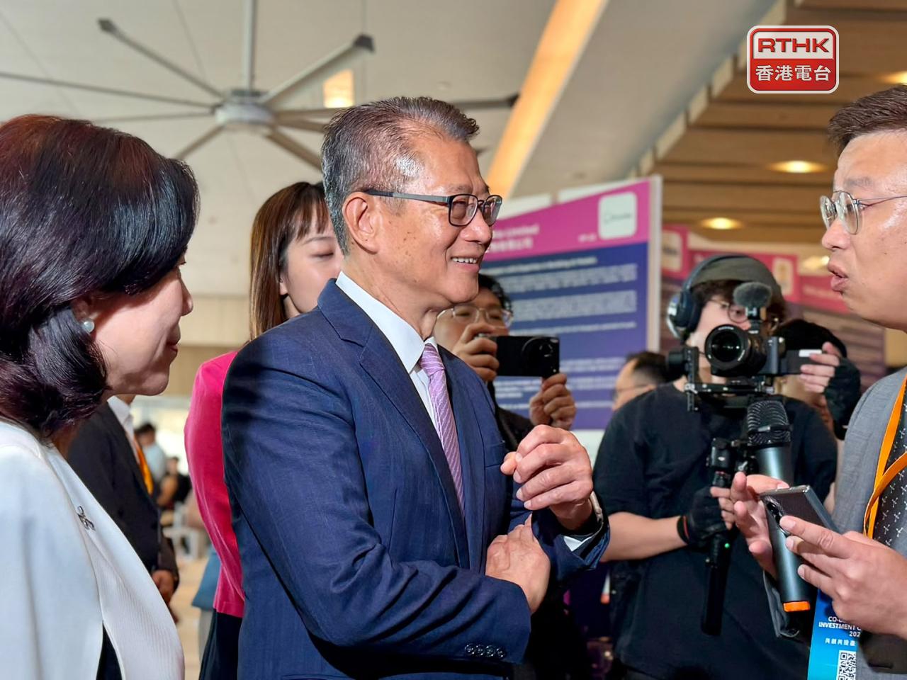 Paul Chan says global talent and innovation make Hong Kong a natural complement to sister Greater Bay Area cities. Photo: RTHK