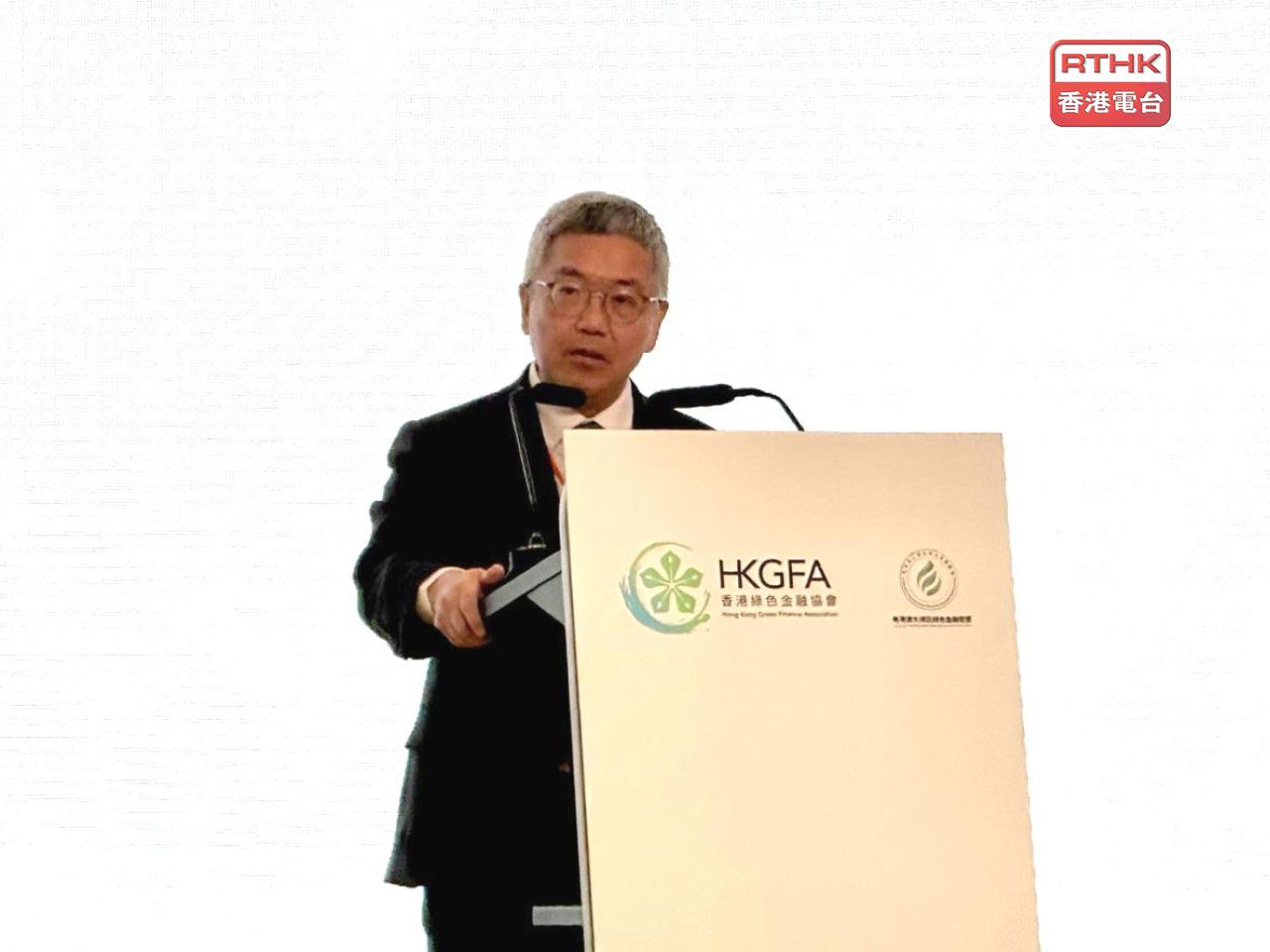 阮國恒稱市場規則不一致、標準碎片化，產生較高不確定性溢價令資金猶豫不決。（趙嘉駿攝）