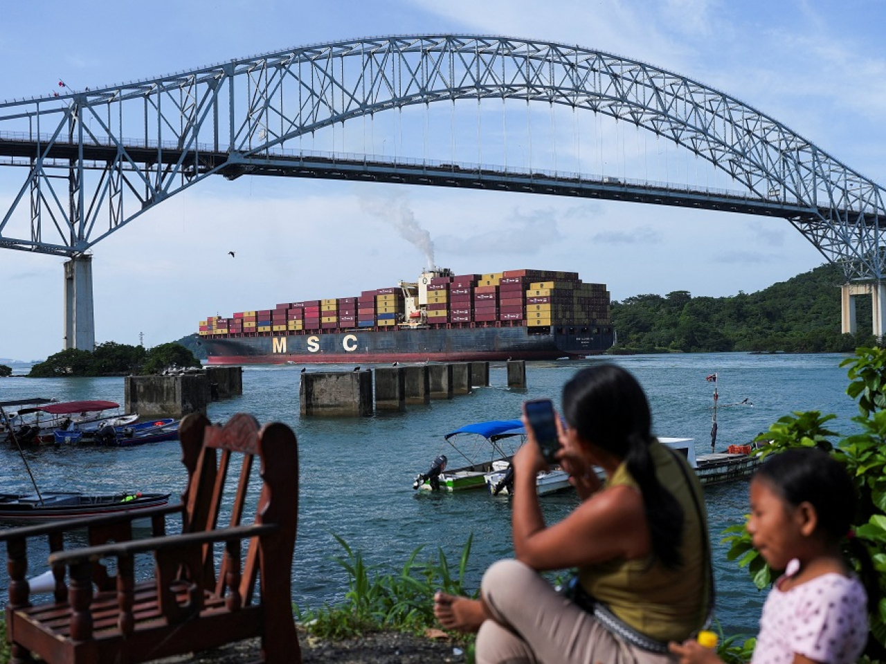 The inter-oceanic Panama Canal has already reduced the maximum number of ships allowed through daily, from 36 last month to 32 by mid-September. File photo: Reuters