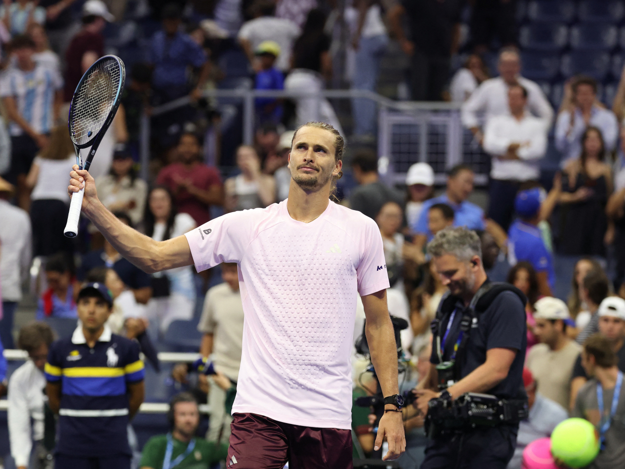Alexander Zverev looks assured following his victory over  Luciano Darderi in New York. Photo: Imagn Images via Reuters