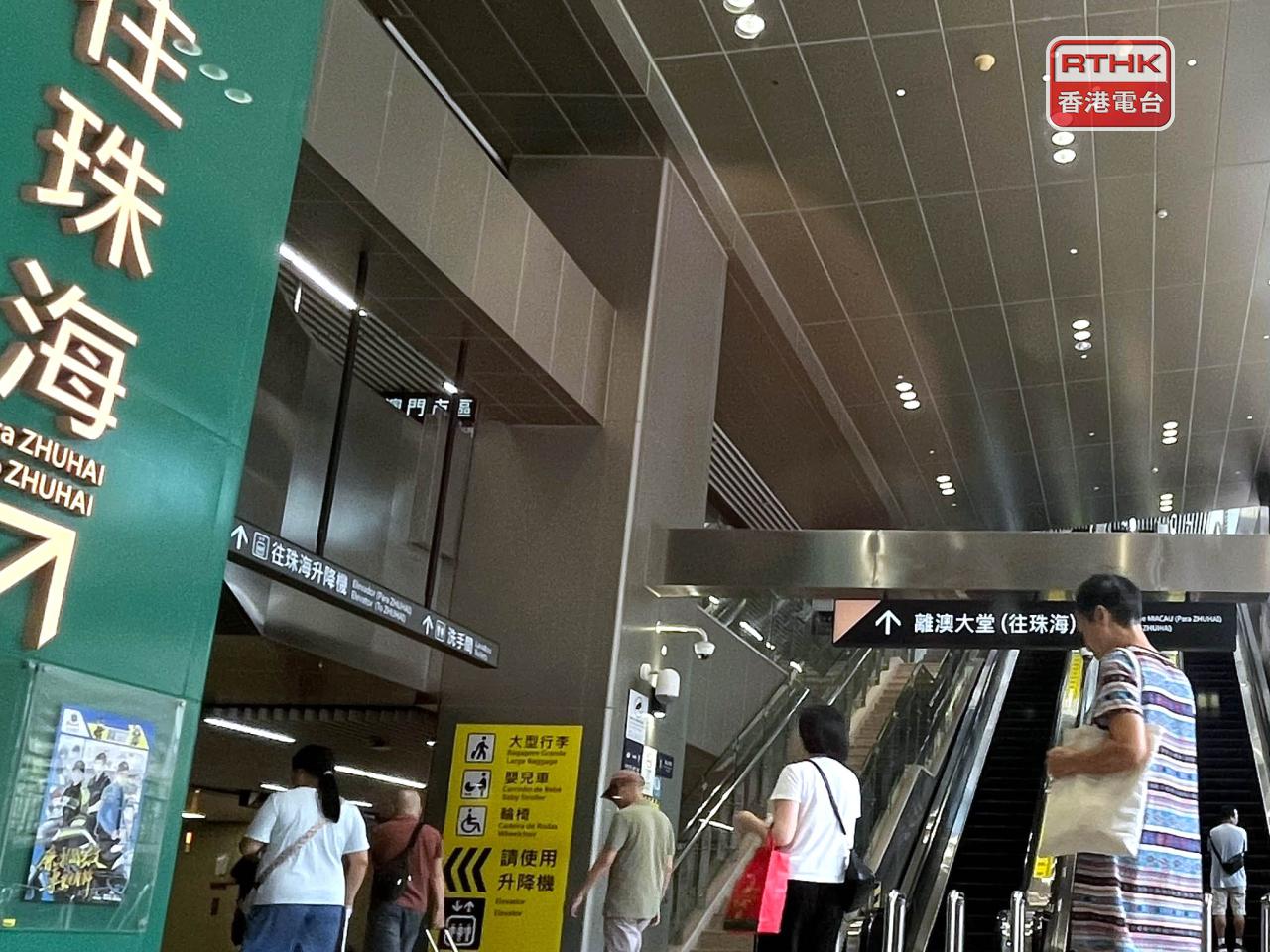 當局表示青茂口岸的發展正是澳珠兩地深度融合的縮影。（鄭月明攝）