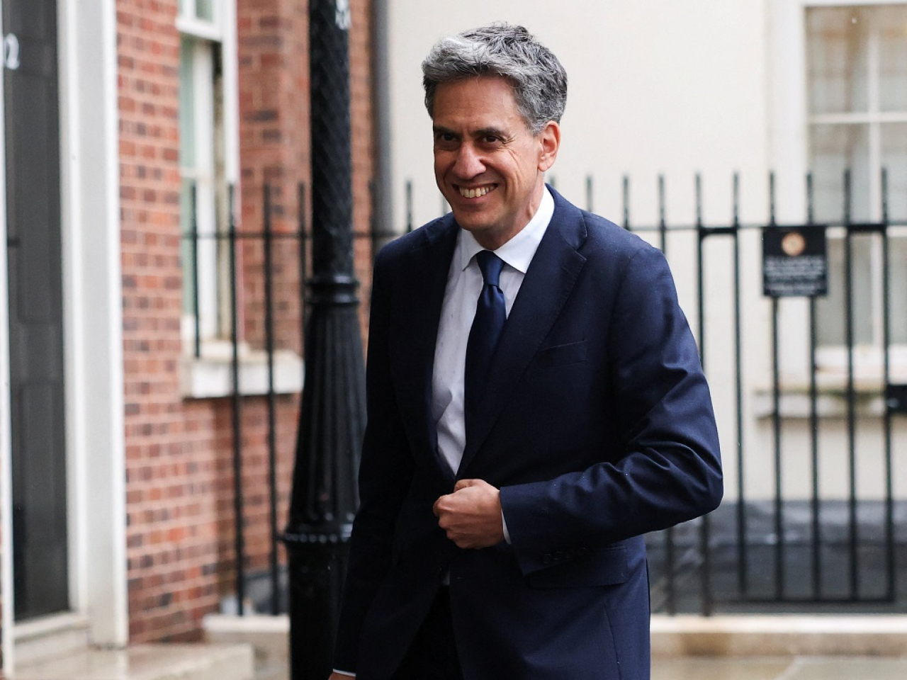 Foreign Secretary Ed Miliband says Britain will introduce an "import ban on goods from illegal settlements in the occupied territories". Photo: Reuters