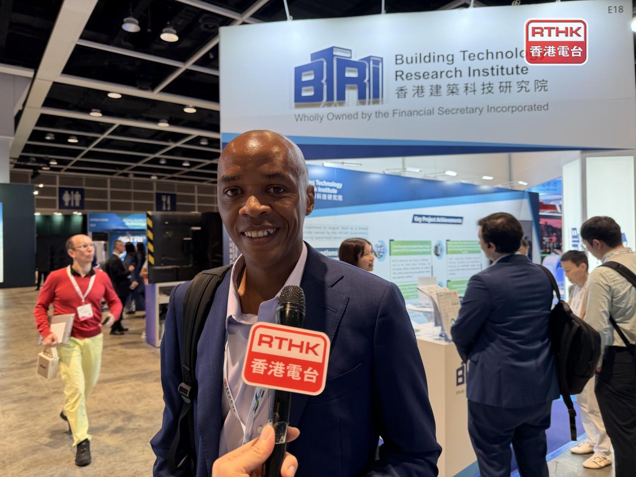 Michael Odhiambo, a Kenyan entrepreneur now based in Hong Kong, says he hopes to seek  business opportunities in the "under-served markets" in Southeast Asia and Africa. Photo: RTHK
