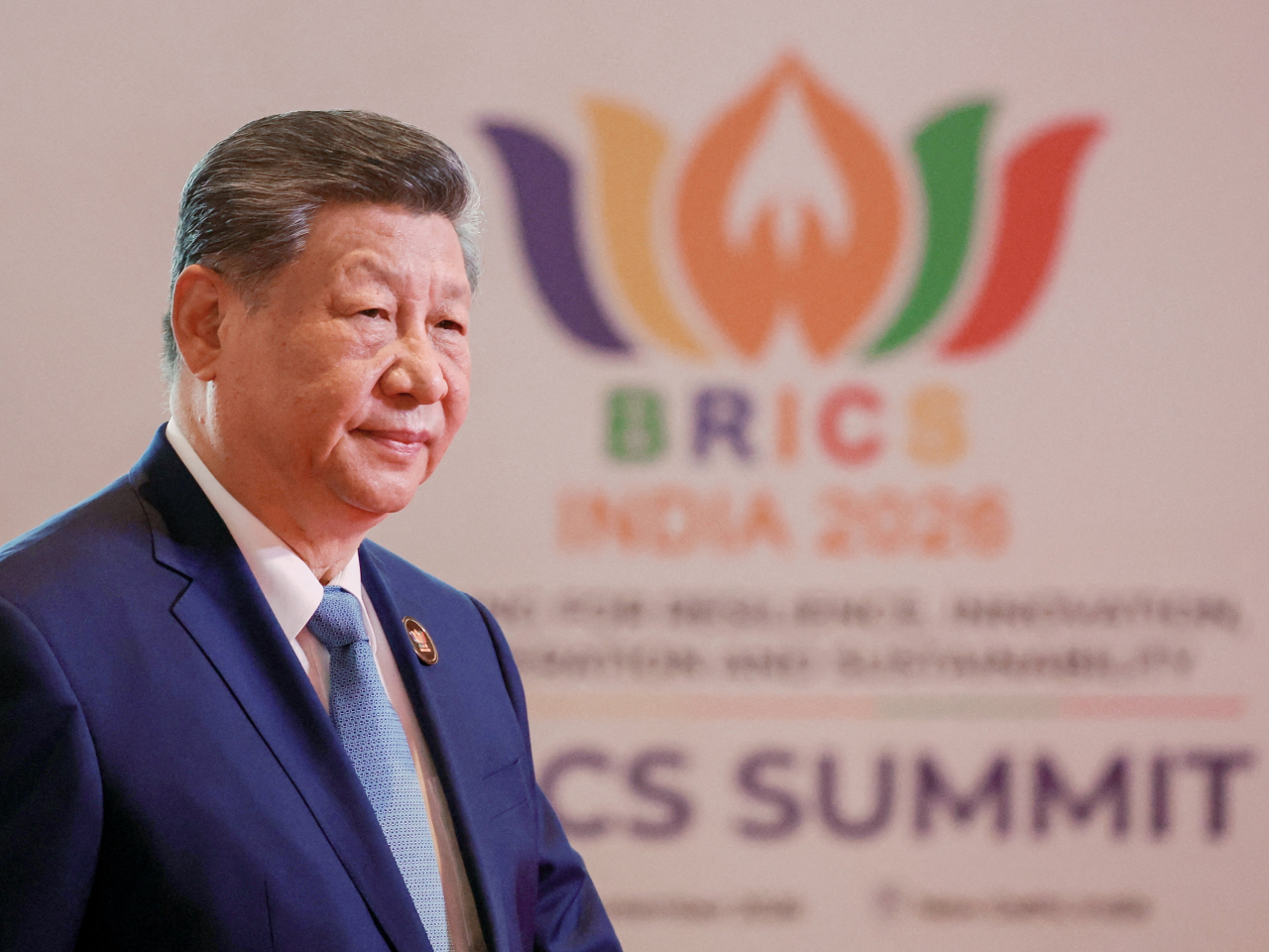 習近平宣布，中國將於明年接任金磚主席國，主辦金磚國家領導人會晤。（路透社）