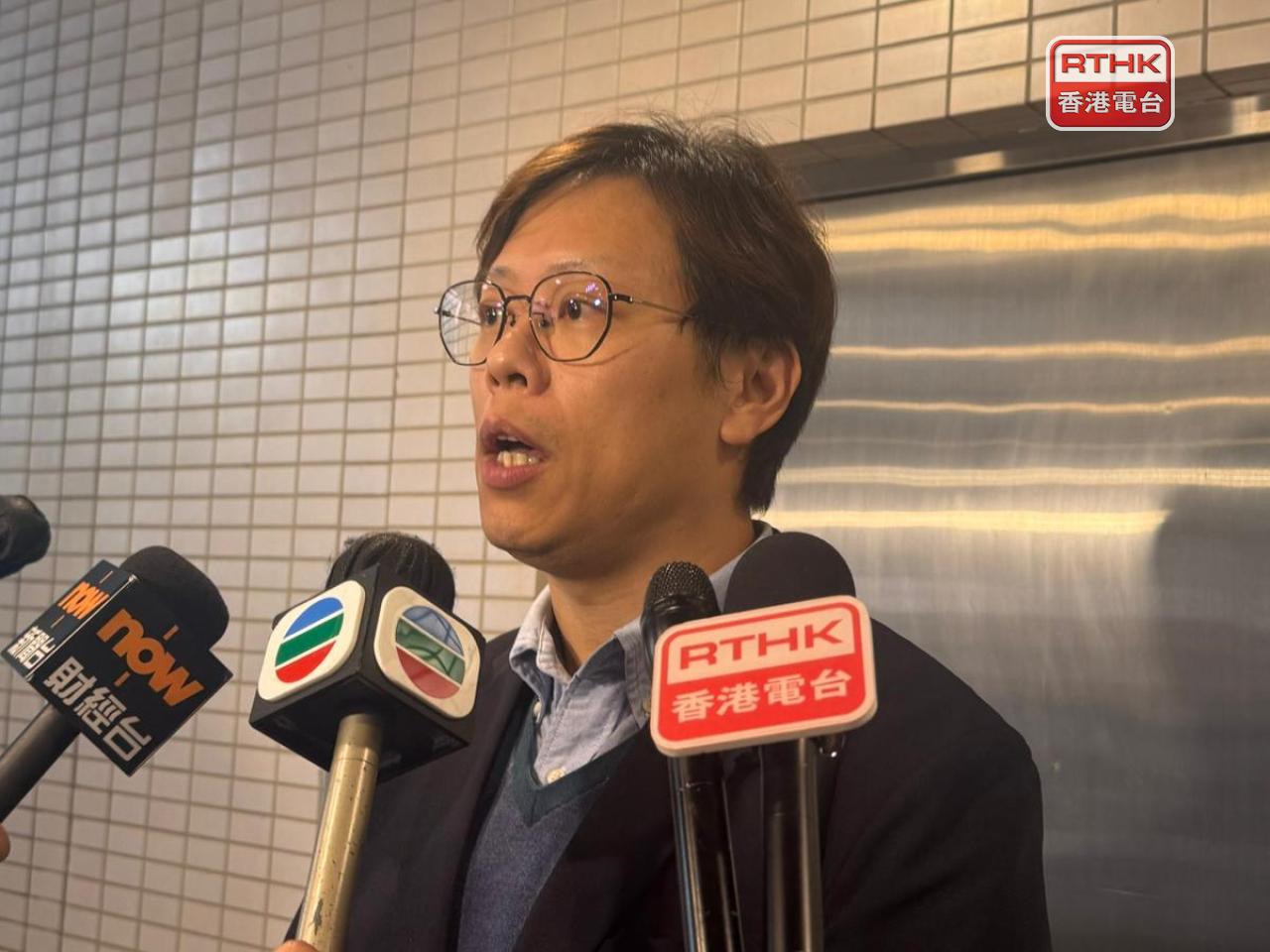 公屋聯會總幹事招國偉認為，事件反映恒常檢測機制發揮作用。(港台圖片)