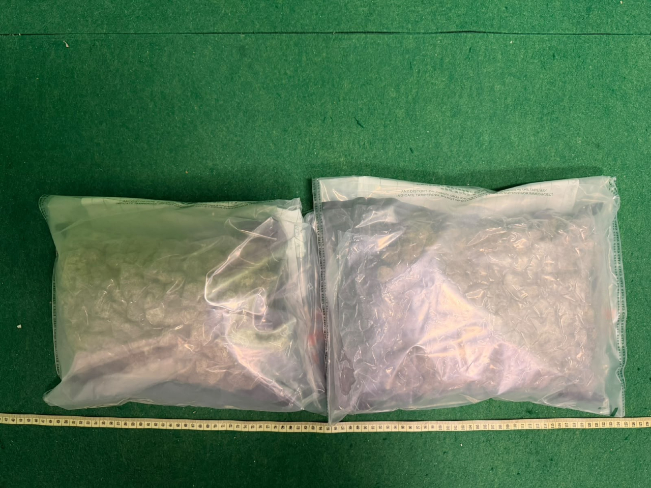 第二宗案件中檢獲的懷疑大麻花。（政府新聞處）