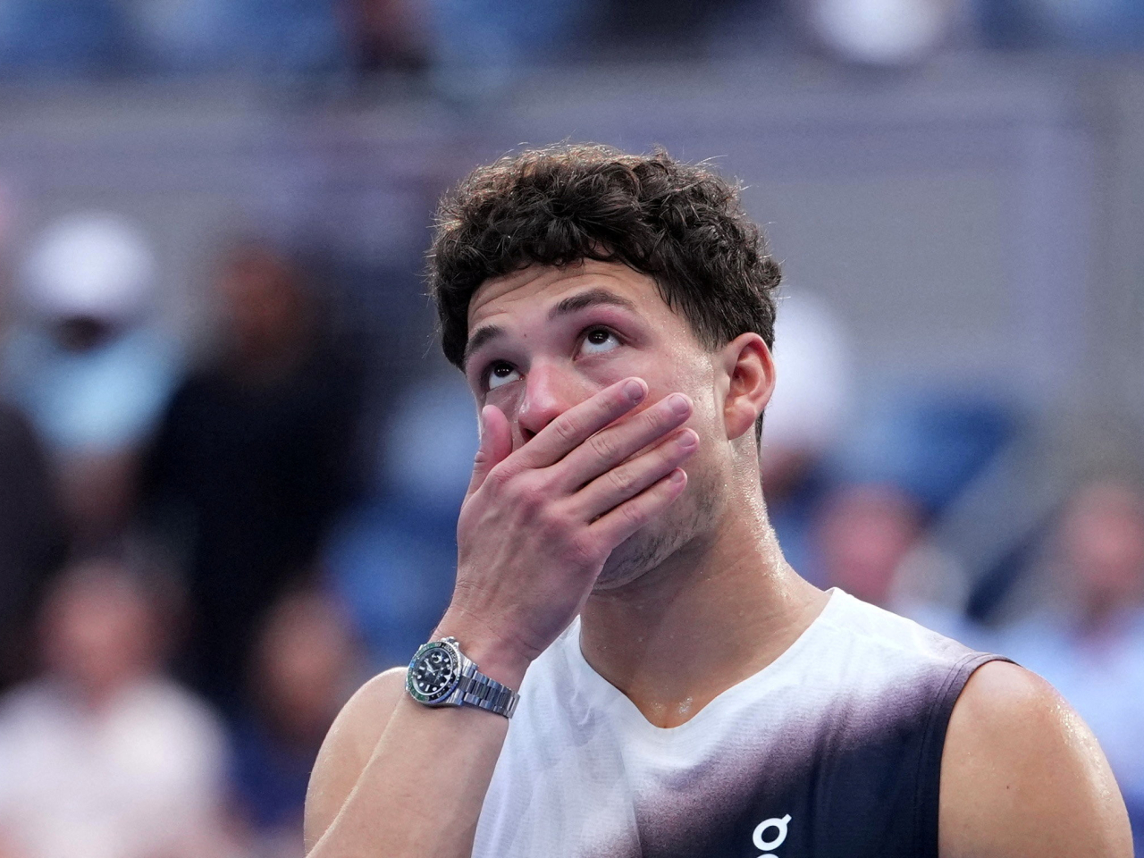 Shelton was bidding to become the first American man to lift the Grand Slam trophy in 23 years. Photo: Reuters