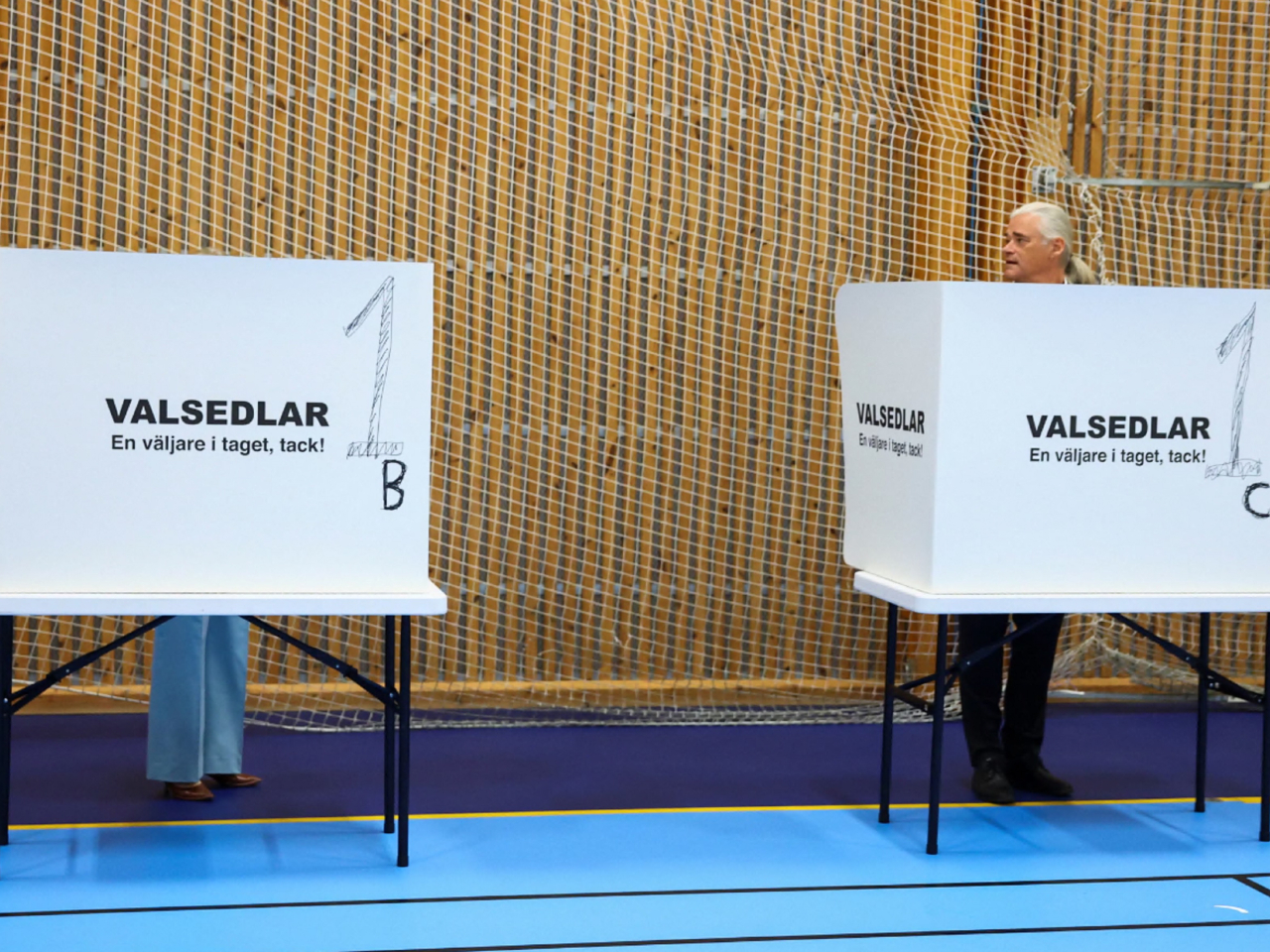 瑞典本屆議會選舉於過去的星期日投票。（路透社）