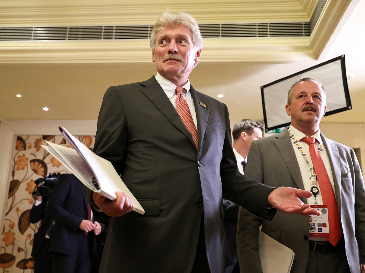 Dmitry Peskov says Russia's military is fulfilling its tasks on the whole territory of Ukraine. File photo: Reuters