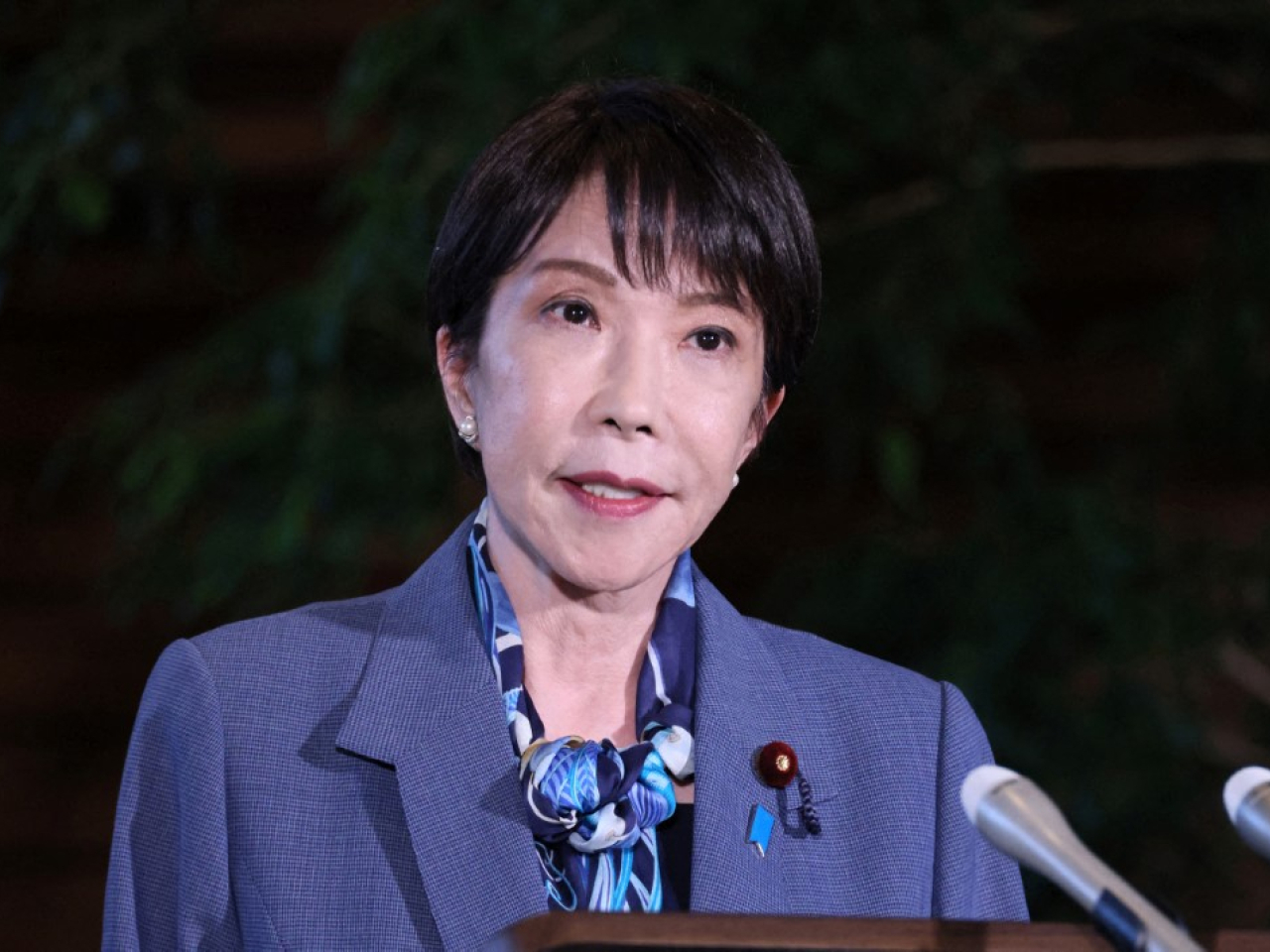 據報高市早苗將宣布改組內閣，傳媒預料多名主要閣員將會留任。（法新社資料圖片）