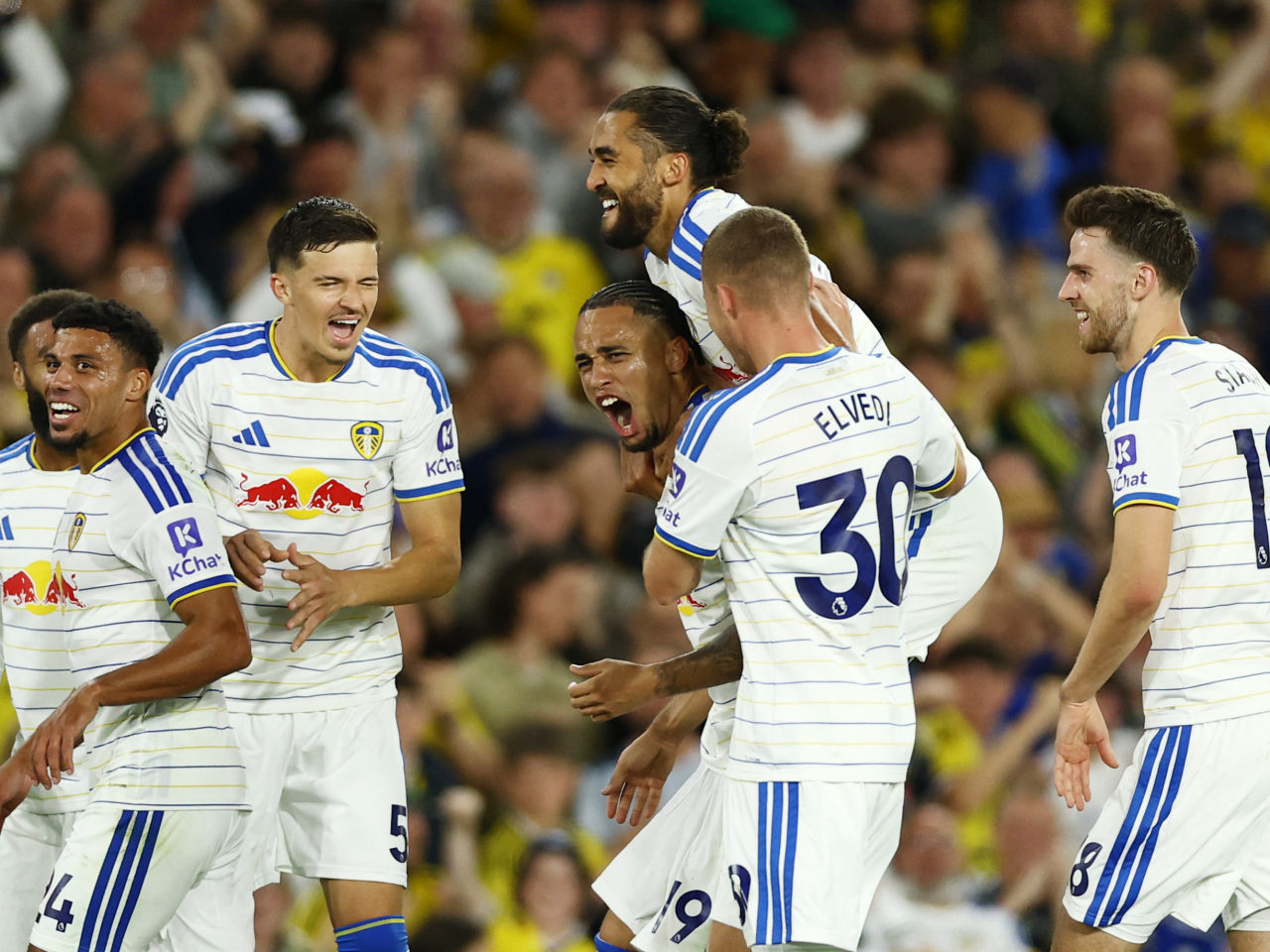 Leeds have eight points from their opening four league games, trailing only leaders Arsenal and Manchester City. Photo: Reuters