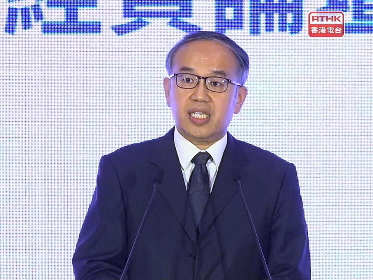 許正宇稱至今批准50家企業遷冊到香港，便利海外企業開拓兩岸及港澳市場。（郭志強攝）