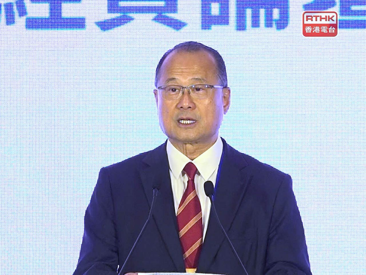 蔡冠深稱兩岸和港澳企業在4方面可以加強經貿互動合作。（郭志強攝）