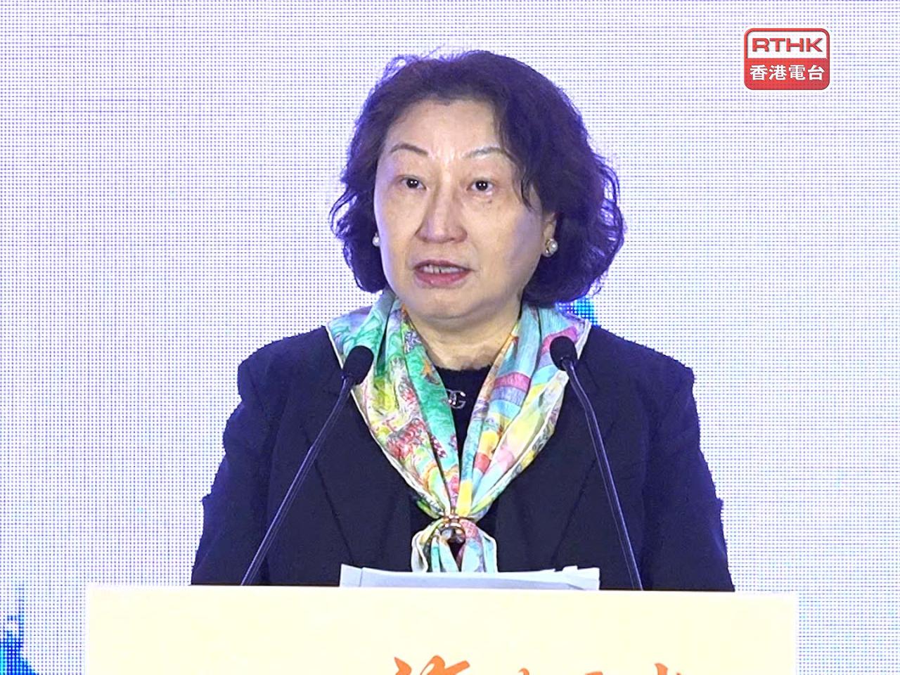 鄭若驊稱國際調解院快將完成針對大宗商品領域專門調解員名單。（郭志強攝）
