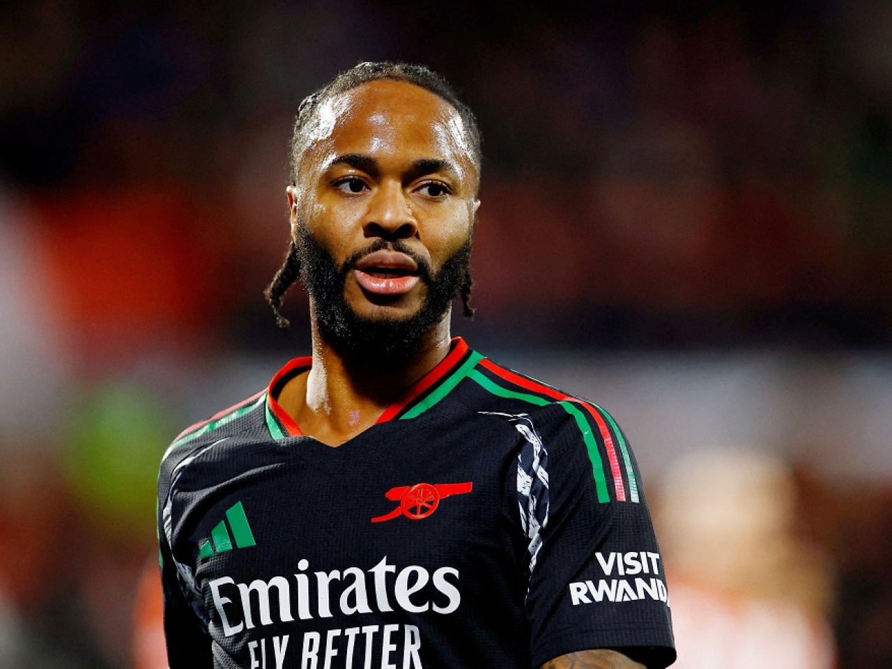 Raheem Sterling was seen inhaling from a balloon before crashing his Lamborghini in May. File photo: Reuters