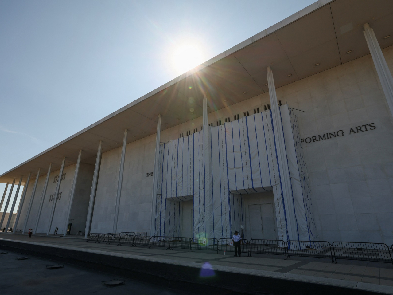 US President Donald Trump claims the building is in a dangerous state of disrepair, but his fundraising can save it - if his name is added to it. File photo: Reuters