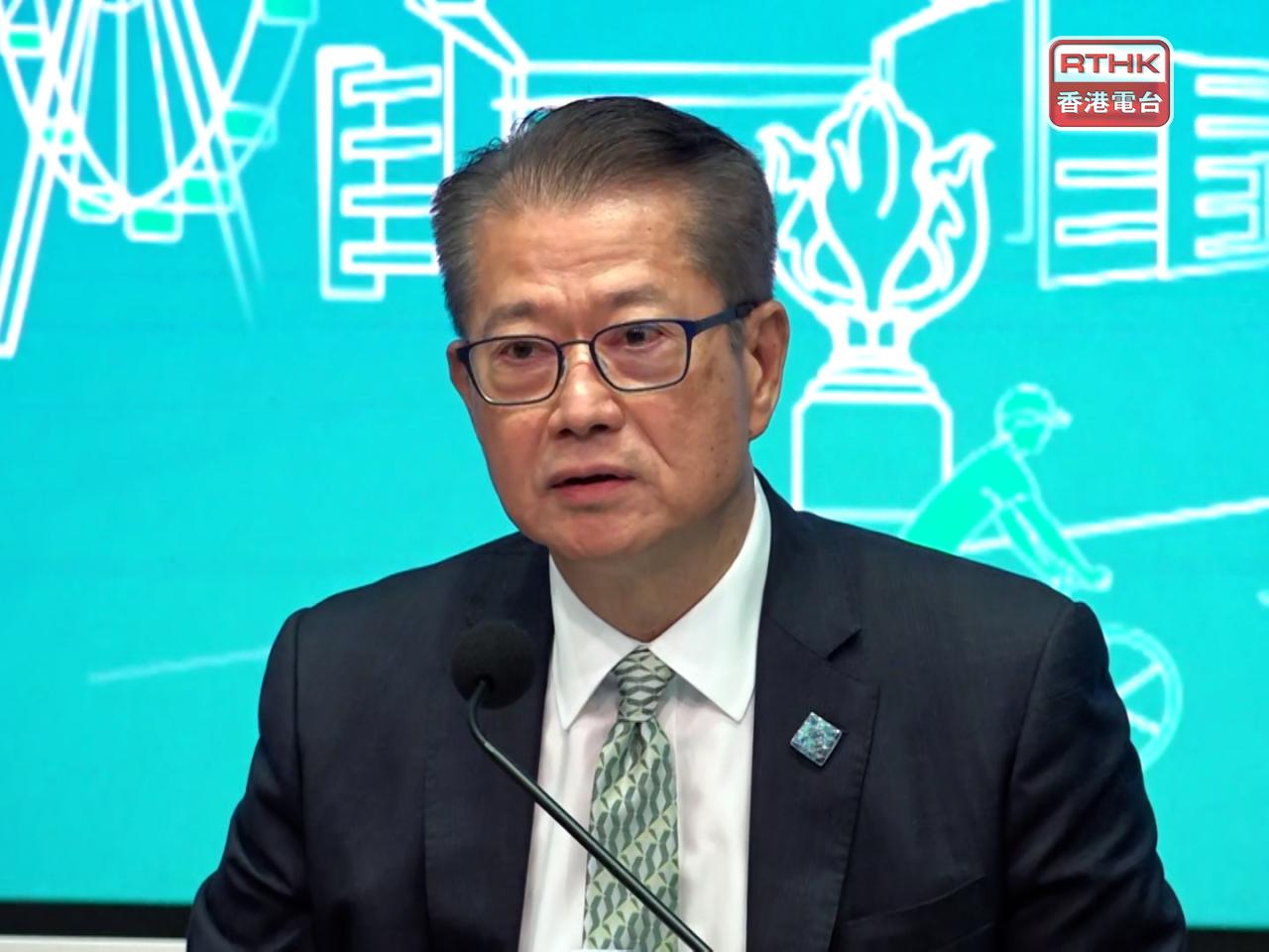陳茂波認為，具備支持經濟發展所需的條件、經驗與專業技能的人才，對未來經濟增長至關重要。（麥偉康攝）