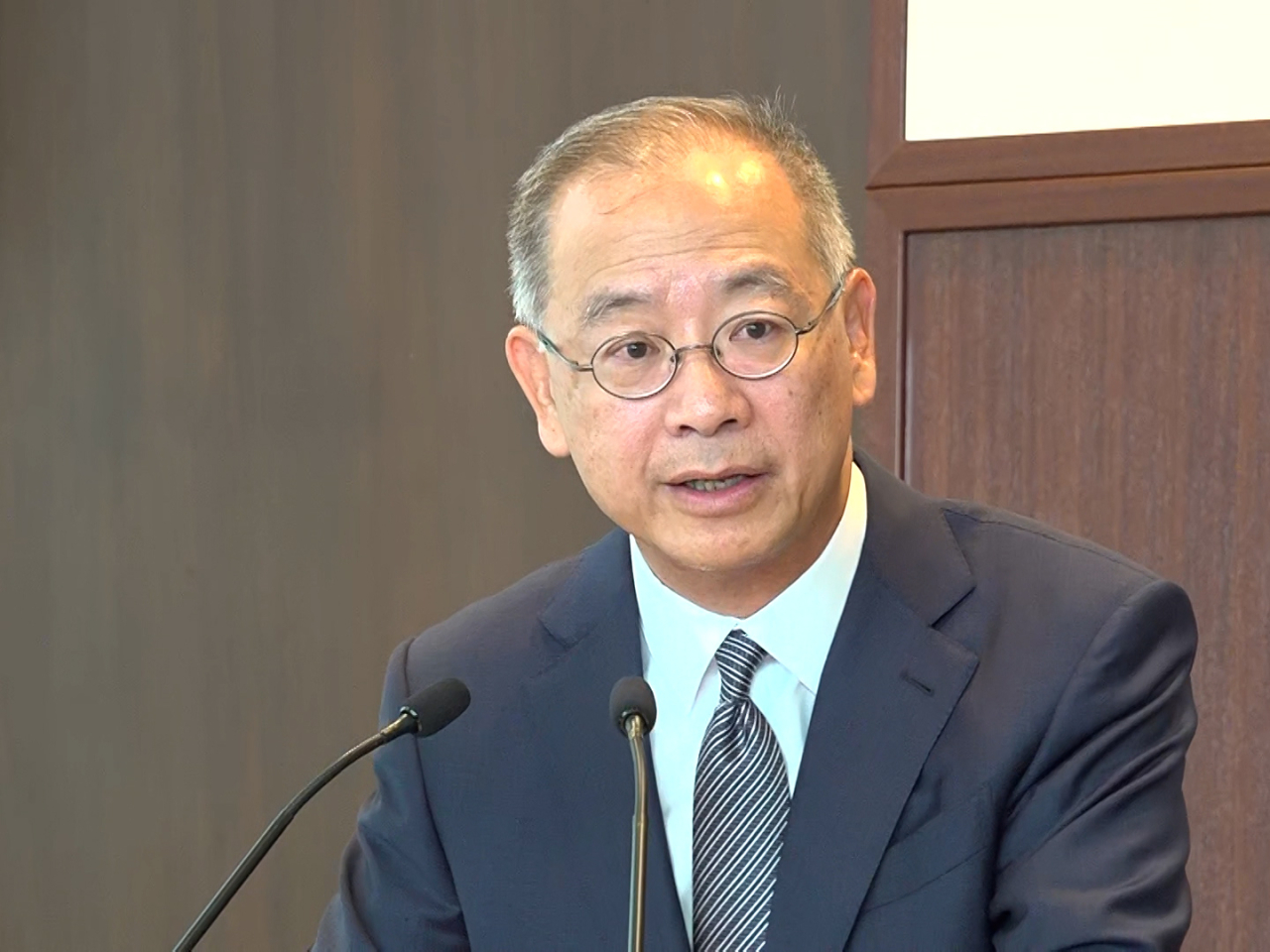 Eddie Yue has noted that the US Federal Reserve's decision came in line with market expectations. Photo: RTHK