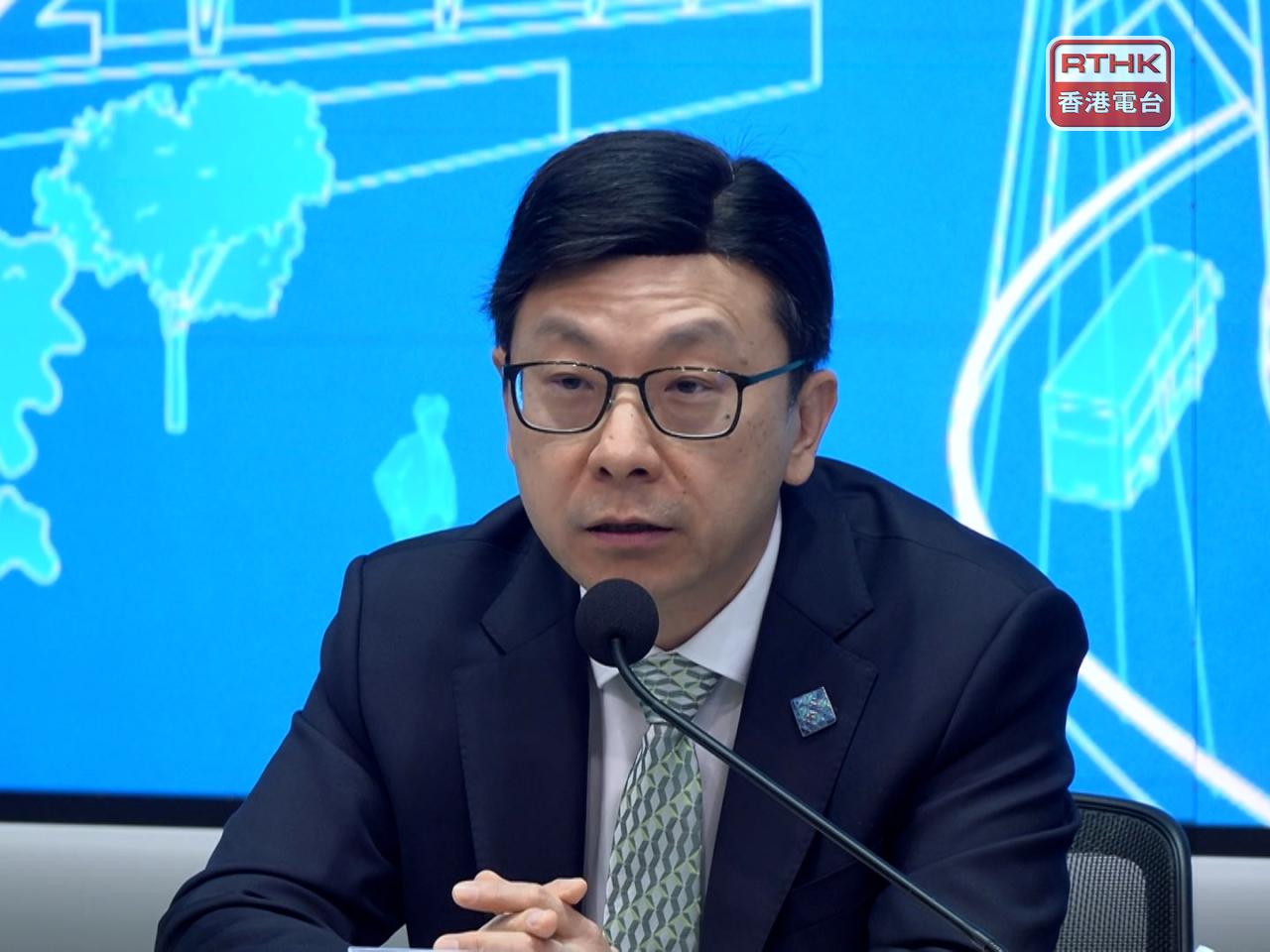 孫玉菡表示，估計到2028年本港整體人力短缺將略為收窄至約13萬人，較兩年前估計減少5萬人。（梁禎祥攝）