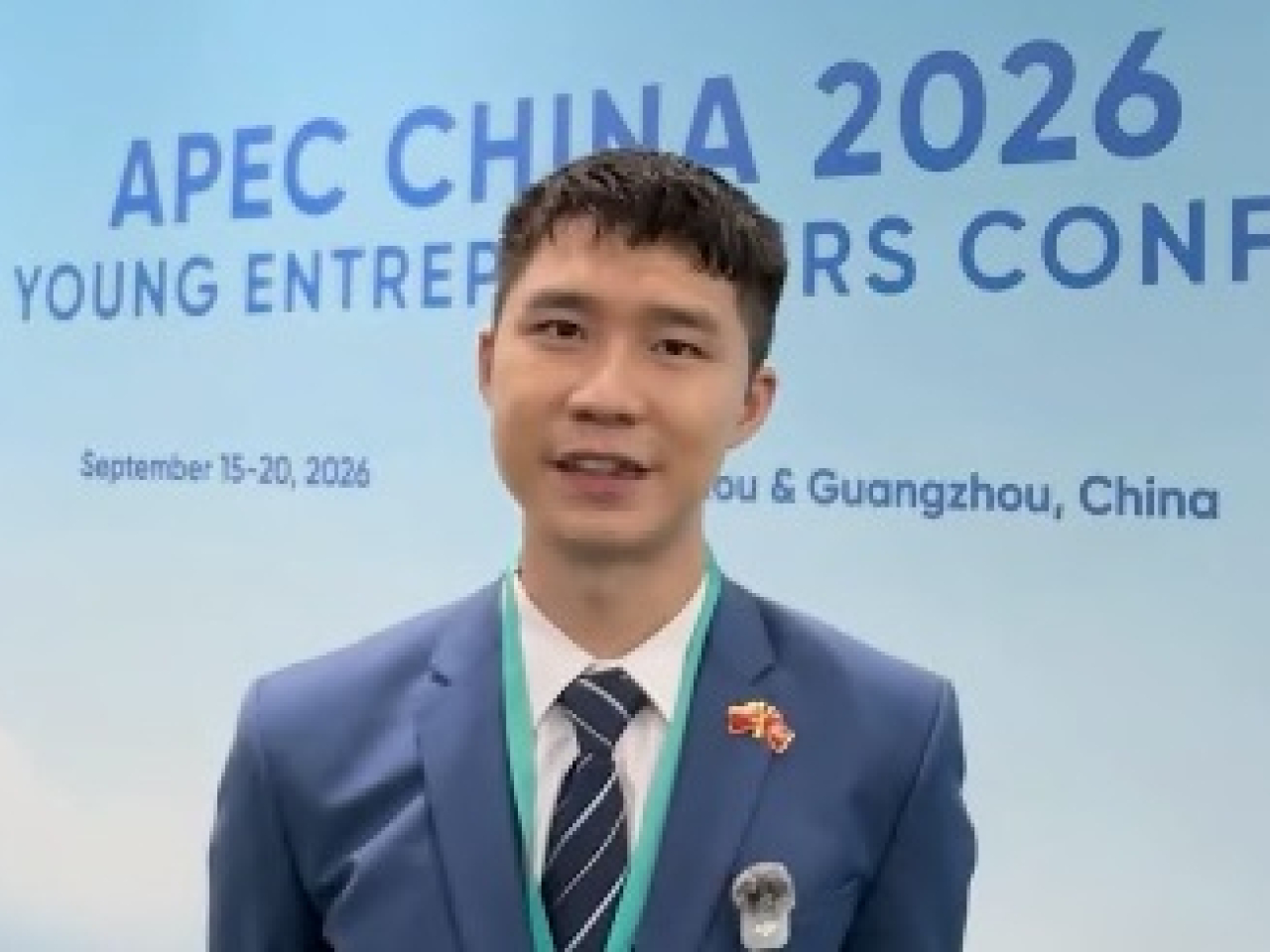 有代表團成員表示，很期待施政報告提出成立國際青年人才交流基地。（民青局社交專頁截圖）