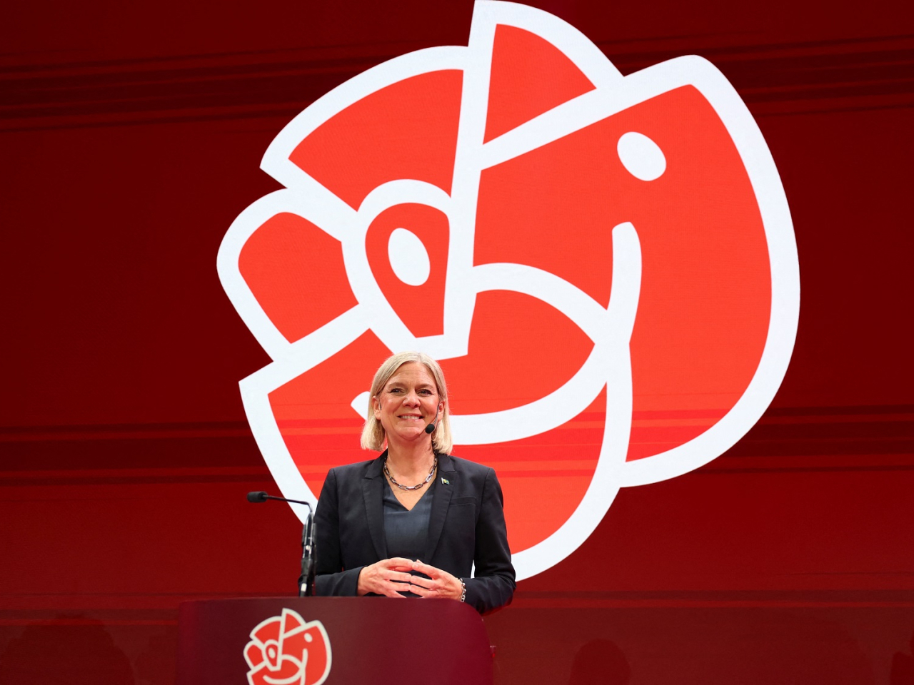 Magdalena Andersson looks set to return to power but tensions within the left-leaning bloc could prove to be an obstacle. File photo: Reuters