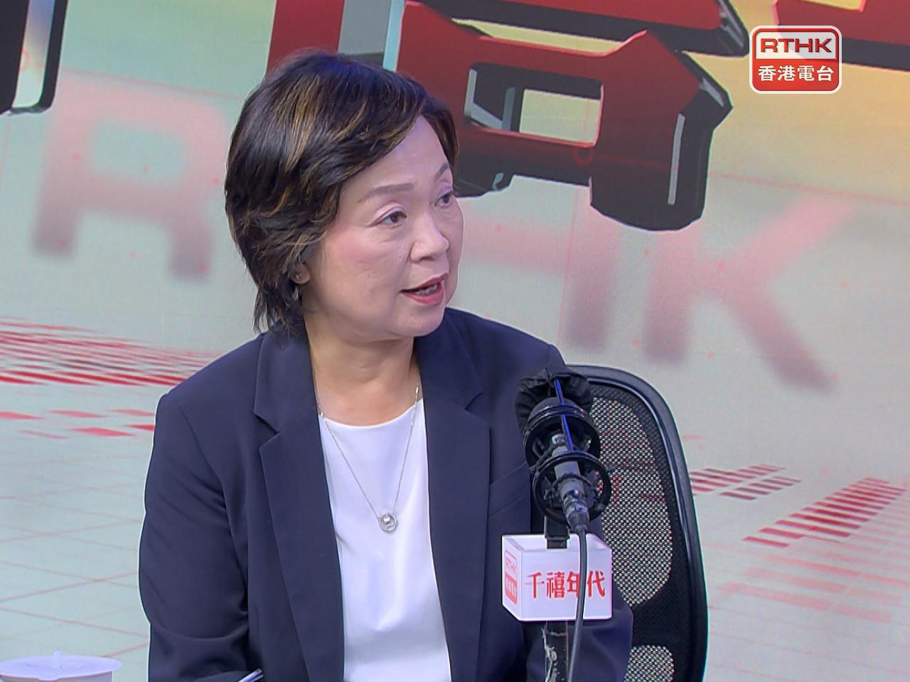 當局推出3幅洪水橋校園用地予院校申請，蔡若蓮說財政穩健是重要因素。