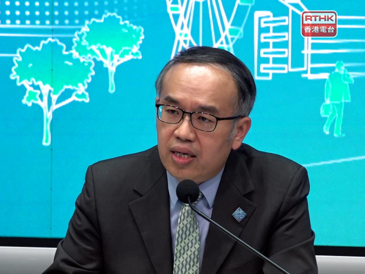 The city's treasury chief, Christopher Hui, says that the government will explore more scenarios to use the yuan to settle government payments. Photo: RTHK