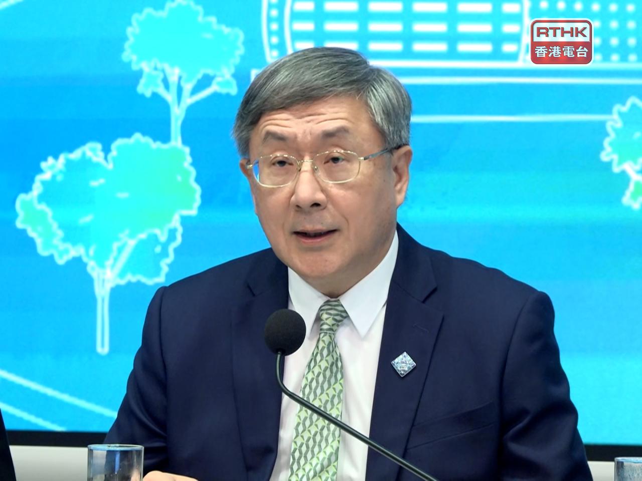 卓永興表示，過去三年鼓勵生育措施，對支援育有新生嬰兒的家庭有一定作用。（孔令輝攝）