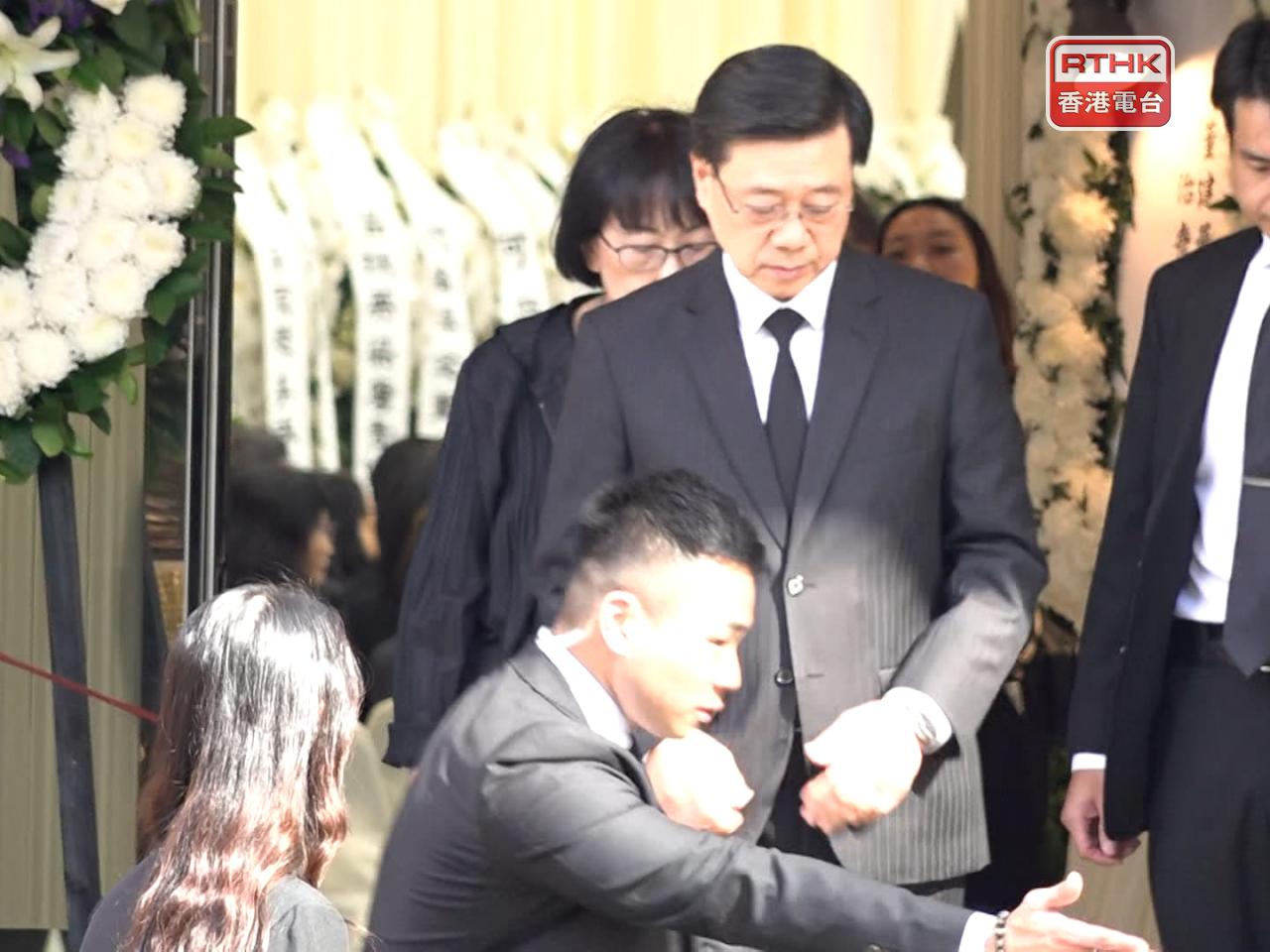 行政長官李家超下午到場致意。 （施華駿攝）