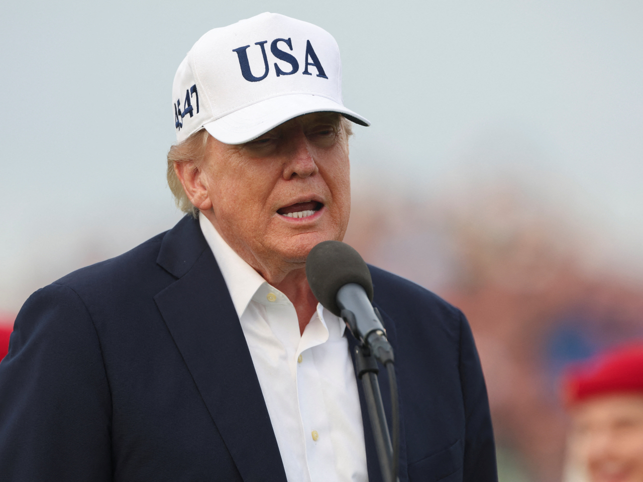 US President Donald Trump maintained his firm support for AI, saying investment in the industry is crucial to keeping America's edge in the technology. File photo: Reuters