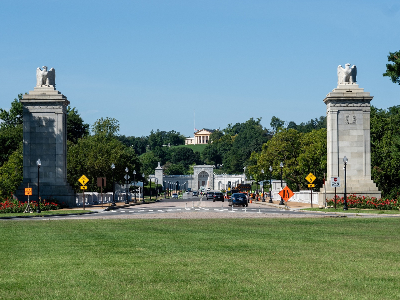 The triumphal arch is proposed to be built near Arlington National Cemetery in Washington DC. File photo: Reuters