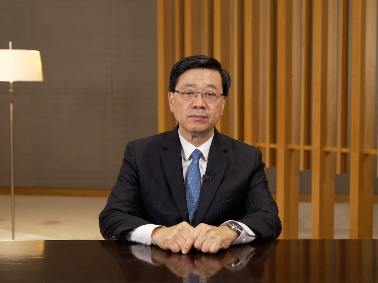 李家超：國家加快建設金融強國，人民幣國際化穩步推進。（政府新聞處圖片）