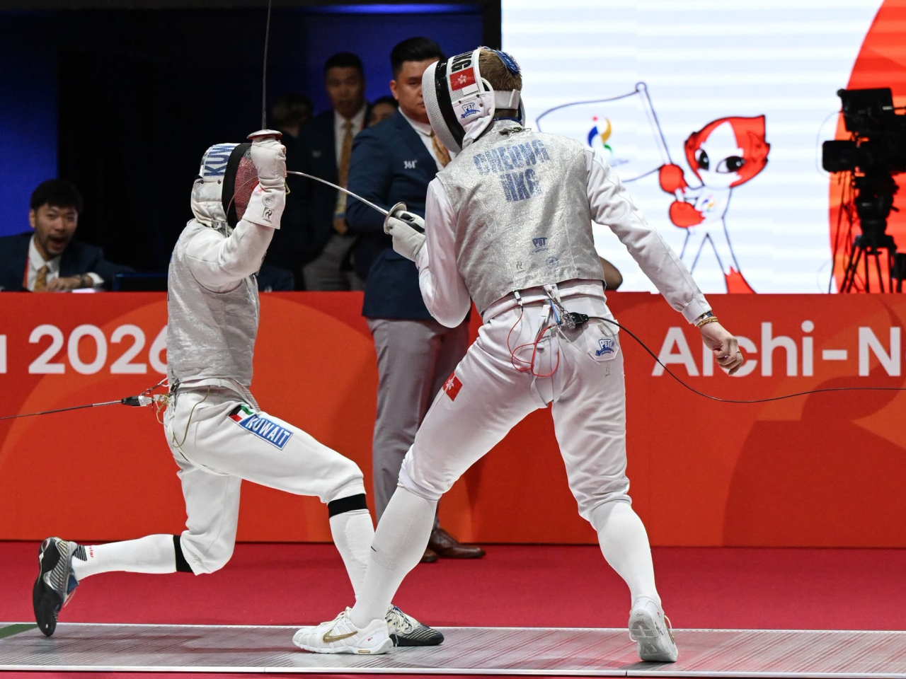 張家朗在小組賽取得2勝3負。（中國香港劍擊總會社交網頁）